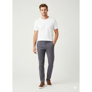 ​Faherty All Day Pants Men’s 31 Charcoal Grey Performance Chino Style MBS2204